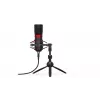 Microfone para PC ENDORFY Solum Streaming T — cabo USB, 24 bits/48 kHz, 18–21000 Hz, tripé de mesa, saída para auscultadores, preto