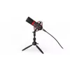 Microfone para PC ENDORFY Solum Streaming T — cabo USB, 24 bits/48 kHz, 18–21000 Hz, tripé de mesa, saída para auscultadores, preto