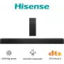 Barra de som Hisense HS2100, 2.1 canais, 240 W, DTS Virtual:X, Dolby Digital Plus