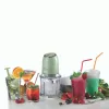 Ariete 438, picadora vintage, picadora e trituradora de gelo, 2 velocidades, 4 lâminas em aço inoxidável, copo medidor de 600 ml, 400 W, verde
