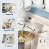 Batedeira Ariete 1588 Vintage, batedeira planetária para pão, pizza, bolos e pastelaria, capacidade de 5,5 l, 7 velocidades, 2400 Watt, azul pastel