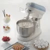 Batedeira Ariete 1588 Vintage, batedeira planetária para pão, pizza, bolos e pastelaria, capacidade de 5,5 l, 7 velocidades, 2400 Watt, azul pastel