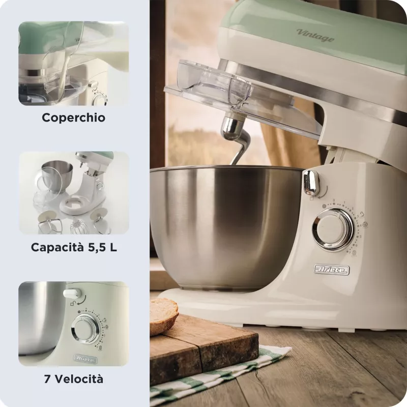 Robot de cozinha Ariete 1588 2400 W 5,5 L verde branco