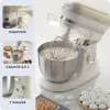 Batedeira Ariete 1588 Vintage, batedeira planetária para pão, pizza, bolos e pastelaria, capacidade de 5,5 L, 7 velocidades, 2400 Watt, bege pastel