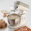 Batedeira Ariete 1588 Vintage, batedeira planetária para pão, pizza, bolos e pastelaria, capacidade de 5,5 L, 7 velocidades, 2400 Watt, bege pastel
