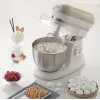 Batedeira Ariete 1588 Vintage, batedeira planetária para pão, pizza, bolos e pastelaria, capacidade de 5,5 L, 7 velocidades, 2400 Watt, bege pastel