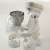Batedeira Ariete 1588 Vintage, batedeira planetária para pão, pizza, bolos e pastelaria, capacidade de 5,5 L, 7 velocidades, 2400 Watt, bege pastel