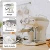 Máquina de café expresso Ariete 1389 Vintage - máquina de café expresso para café moído ou cápsulas ESE, cor bege pastel