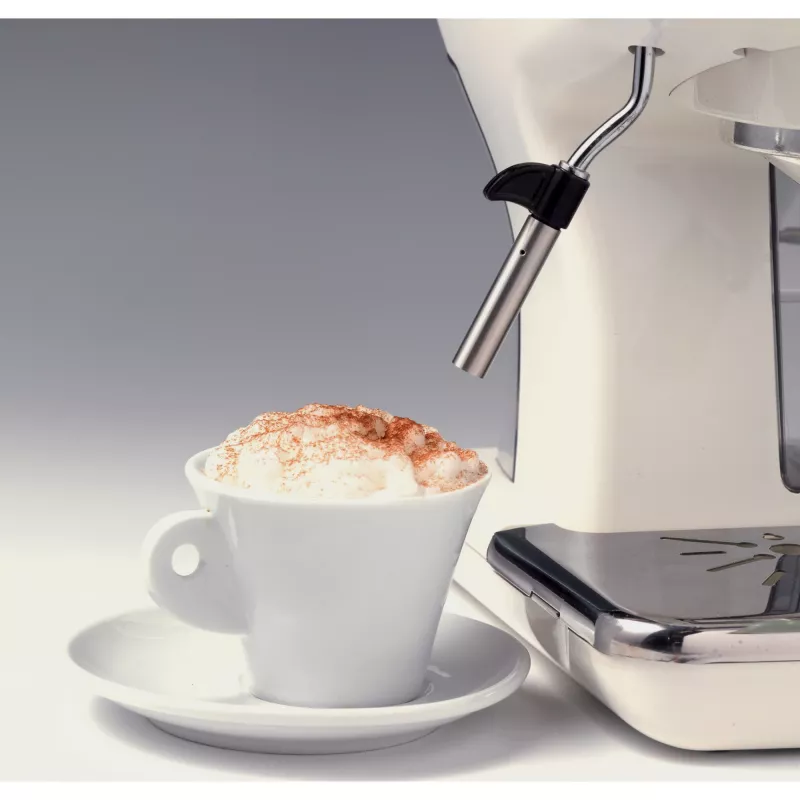 Máquina de café expresso Ariete 1389 Vintage - máquina de café expresso para café moído ou cápsulas ESE, cor bege pastel