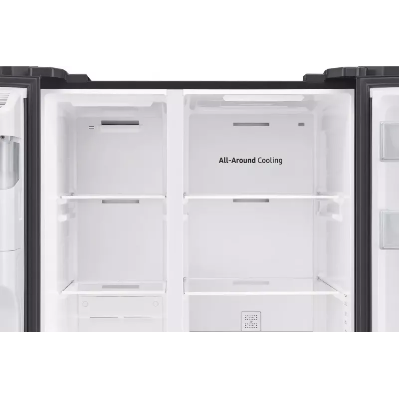 Frigorífico side-by-side Samsung RS64DG5303B1 de instalação livre 628 L preto, aço inoxidável
