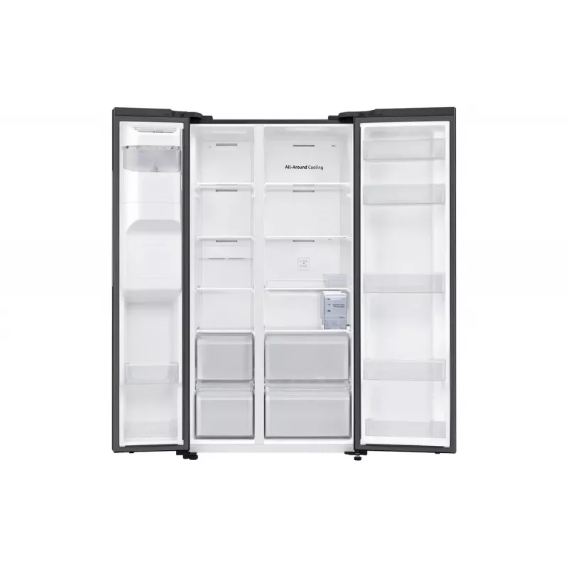 Frigorífico side-by-side Samsung RS64DG5303B1 de instalação livre 628 L preto, aço inoxidável