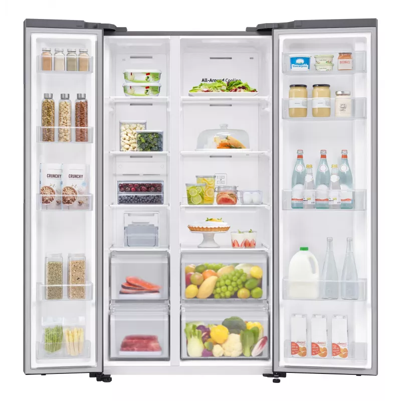 Frigorífico side-by-side Samsung RS62DG5003S9, de instalação livre, 655 l, aço inoxidável