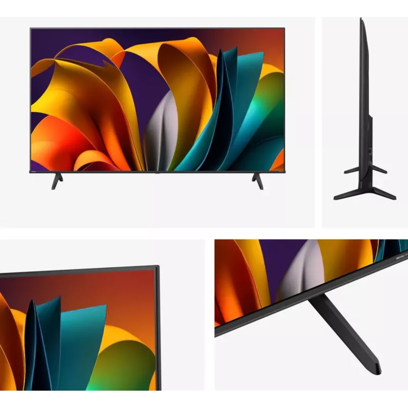 Televisor Hisense 55E6NT 139,7 cm (55 polegadas) 4K Ultra HD Smart TV Wi-Fi preto 300 cd/m²