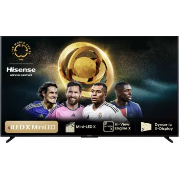 Televisor Hisense 85UXNQ 2,16 m (85 polegadas) 4K Ultra HD Smart TV Wi-Fi preto, cinzento 700 cd/m²