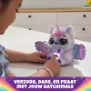 Hatchimals Alive Mystery Hatch Pufficorn Spinmaster pilha AA rosa branco