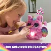 Hatchimals Alive Mystery Hatch Pufficorn Spinmaster pilha AA rosa branco