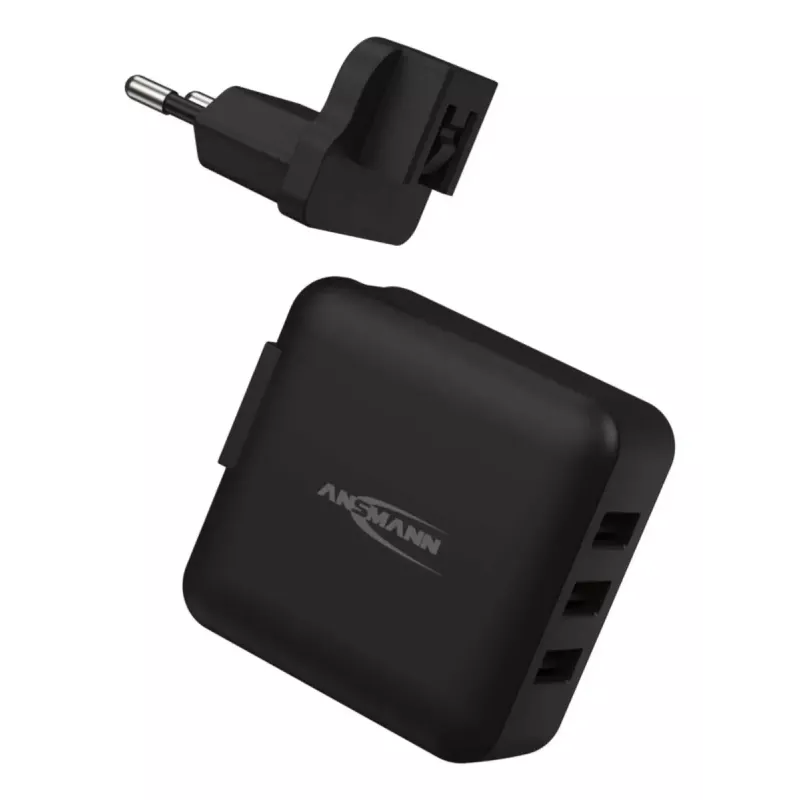 Carregador Ansmann TC315 Universal preto AC interior 110-240V 5V 3A