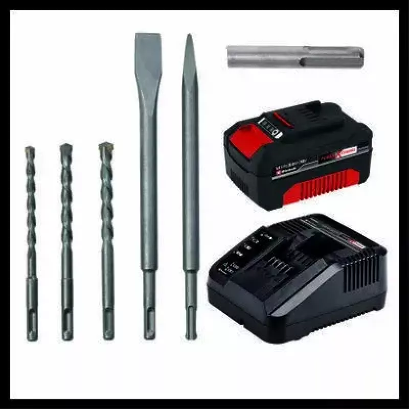 Martelo perfurador Einhell HEROCCO Kit +5 SDS Plus
