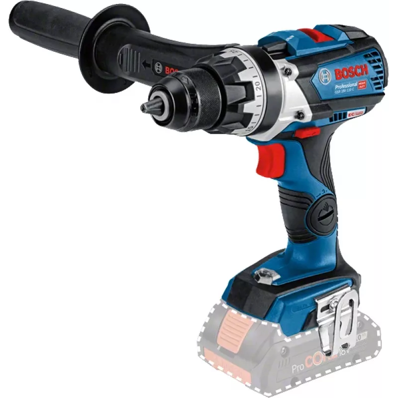Bosch GSR 18V-110 C 2100 rpm sem chave 1,8 kg preto, azul