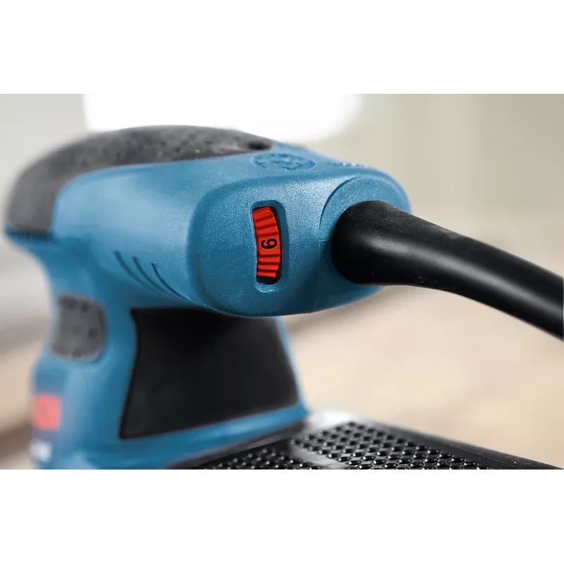 Bosch GEX 125-1 AE Professional lixadeira excêntrica, 250 W, 125 mm, 12000 rpm, órbita de 2,5 mm, com mala, azul/preto