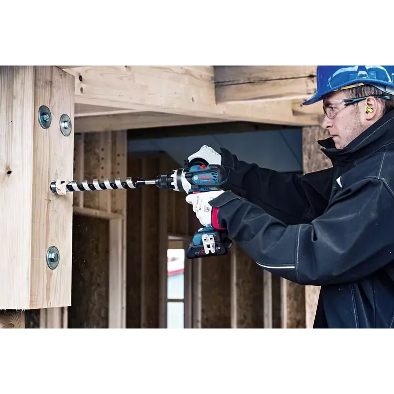 Bosch Professional GSB 18V-110 C berbequim de percussão sem fios, 18 V, 2100 rpm, 2x ProCORE18V 4,0 Ah, carregador, L-BOXX, azul/preto