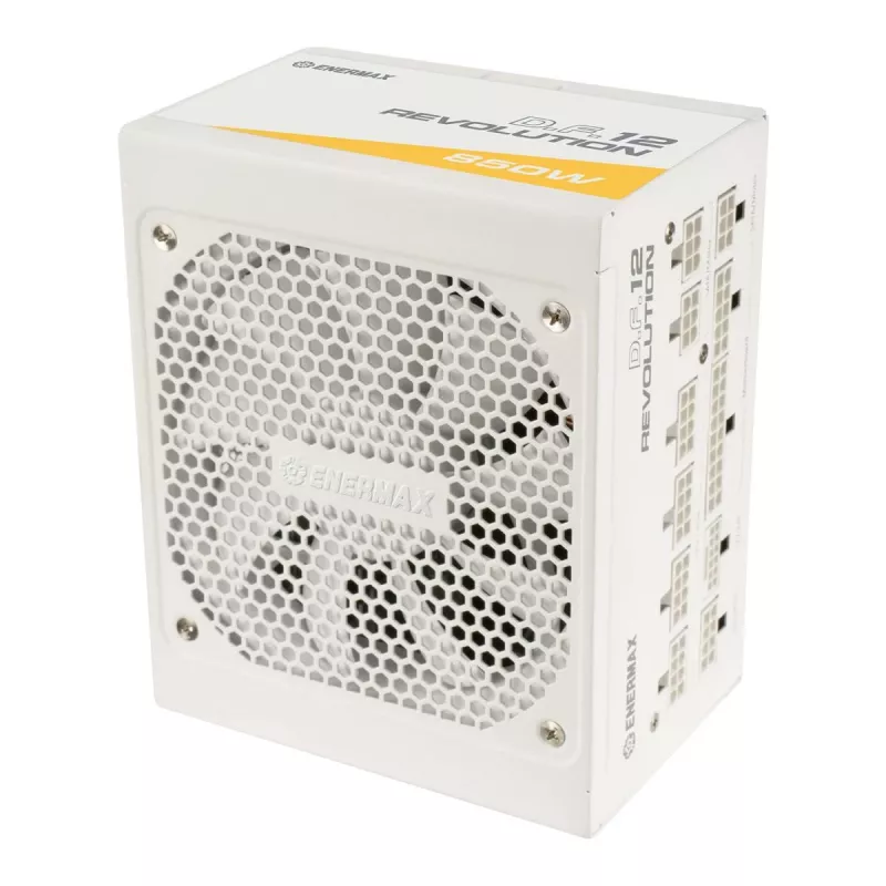 Fonte de alimentação ENERMAX Revolution D.f.12 850W 20+4 Pin ATX branco