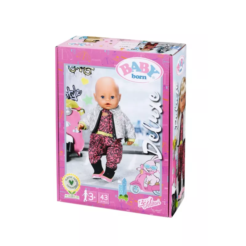 BABY born City Deluxe Scooter Combo trotinete para bonecas