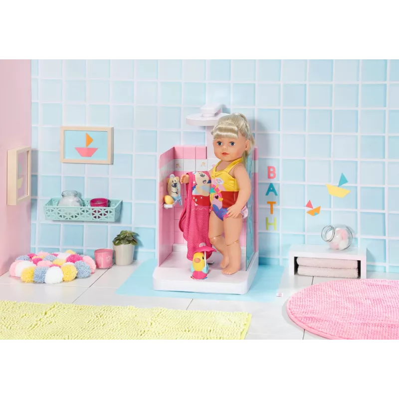 Banho para bonecas BABY born Bath Walk in Shower idade recomendada 3 anos