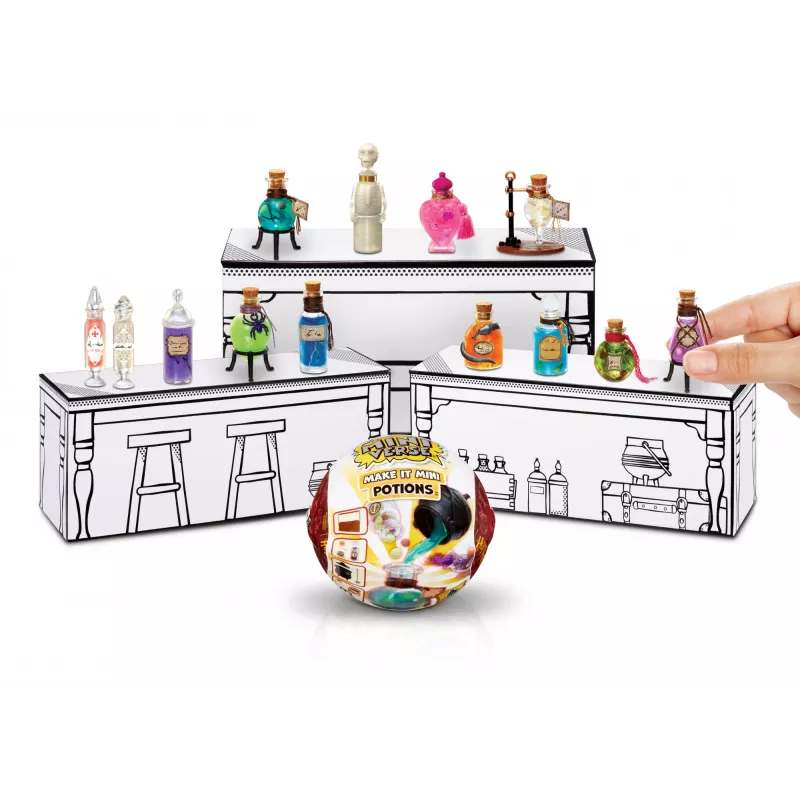 Miniverse - Harry Potter Make It Mini Potions, 8 ano(s), multicolor, plástico, resina