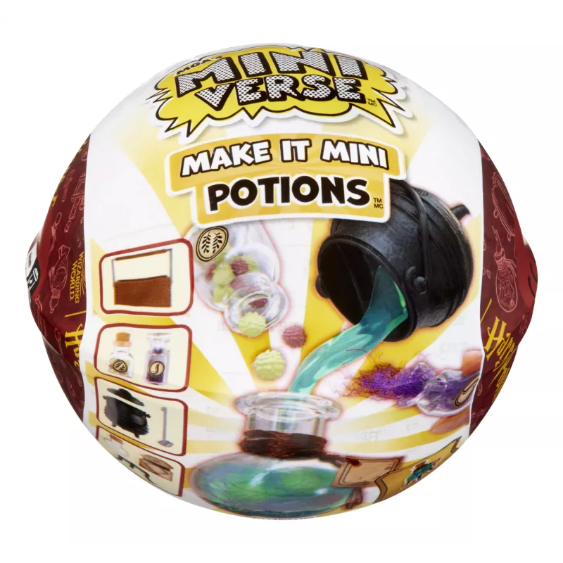 Miniverse - Harry Potter Make It Mini Potions, 8 ano(s), multicolor, plástico, resina