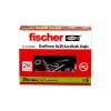 Conjunto de ganchos de rosca e buchas Fischer 564168 25 unidades 6 mm furo
