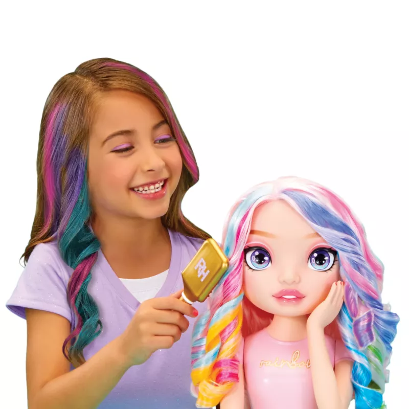 Rainbow High Cabeça de styling conjunto de brincar, cabeça de boneca de maquilhagem/penteados, feminino, 4 ano(s), rapaz/rapariga, multicolor