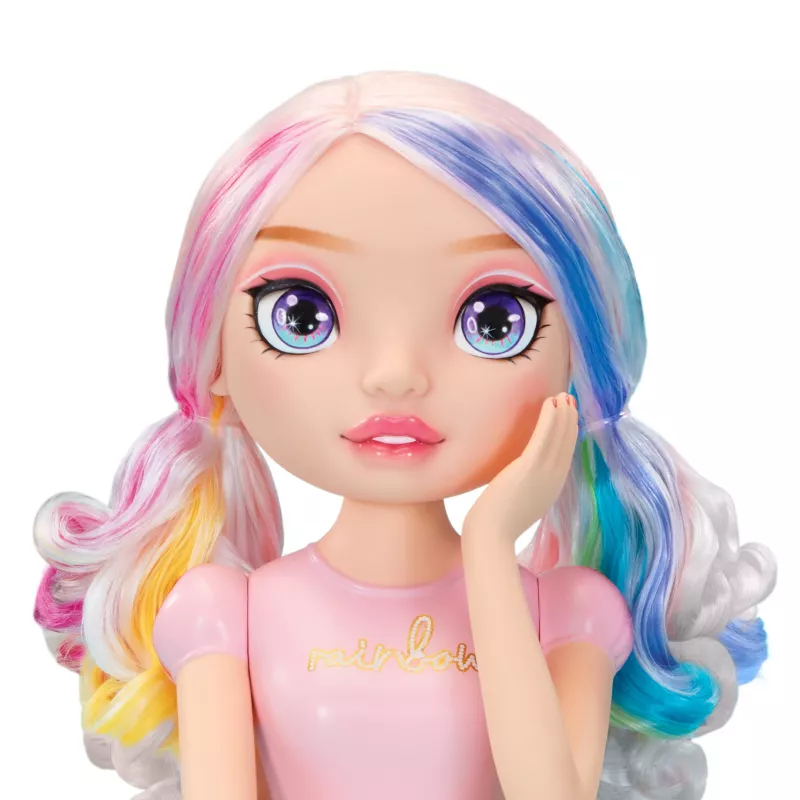 Rainbow High Cabeça de styling conjunto de brincar, cabeça de boneca de maquilhagem/penteados, feminino, 4 ano(s), rapaz/rapariga, multicolor
