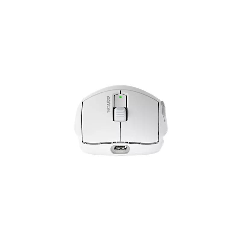 Turtle Beach Burst II Air White – Rato gaming sem fios 2.4GHz: 47g ultraleve, switches óticos, sensor ótico 26K DPI, Bluetooth, bateria 120h