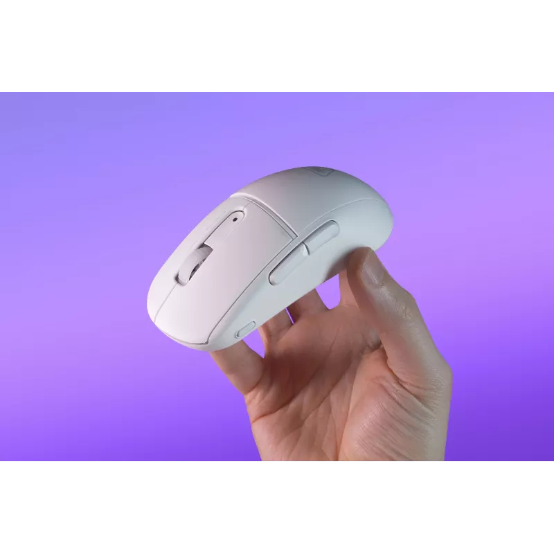 Turtle Beach Burst II Air White – Rato gaming sem fios 2.4GHz: 47g ultraleve, switches óticos, sensor ótico 26K DPI, Bluetooth, bateria 120h