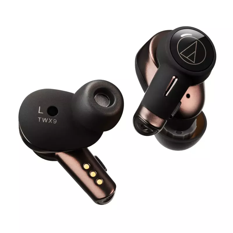 Audio-Technica ATH-TWX9 Auscultadores — True Wireless In-ear TWS, 10–40000 Hz, Bluetooth, castanho