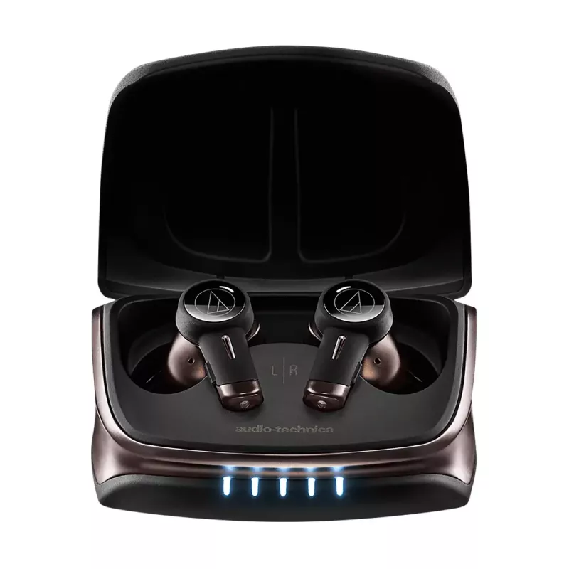 Audio-Technica ATH-TWX9 Auscultadores — True Wireless In-ear TWS, 10–40000 Hz, Bluetooth, castanho