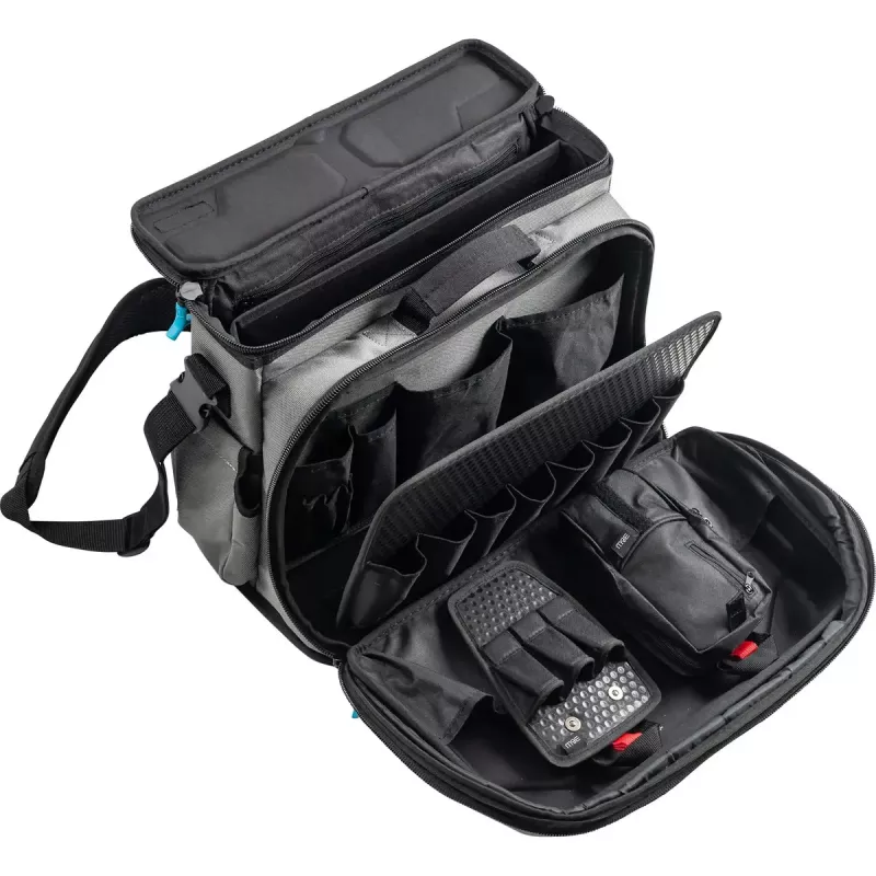 Cinto de ferramentas b&w international com bolsas de ferramentas modulares e bolsa de arrumação, preto