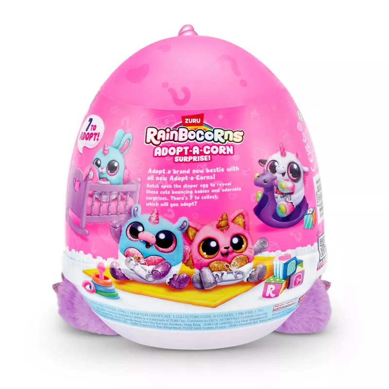 Figura de brinquedo Zuru Rainbowcorns Adopt-A-Corn Surprise — minifigura colecionável surpresa (sortido)