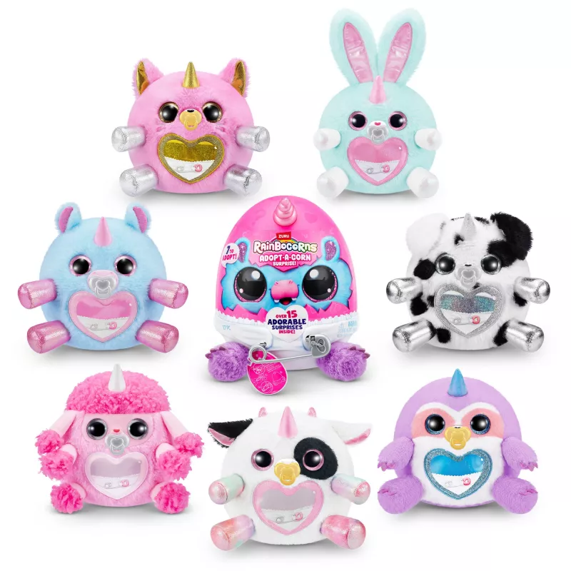 Figura de brinquedo Zuru Rainbowcorns Adopt-A-Corn Surprise — minifigura colecionável surpresa (sortido)