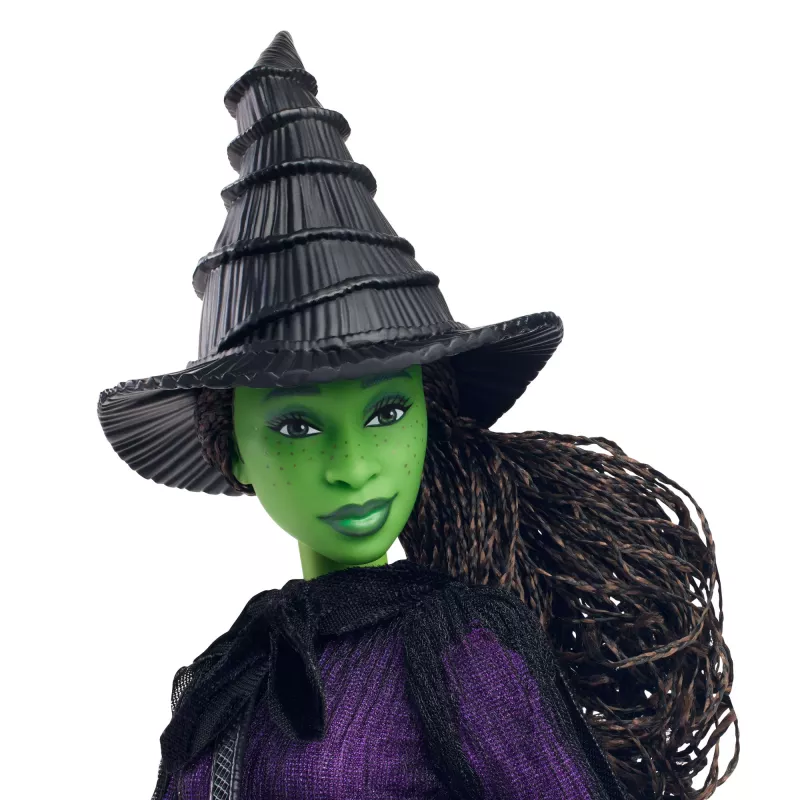 Boneca de coleção MATTEL Wicked Deluxe Elphaba HXY38 – figura de personagem, articulada, fato detalhado