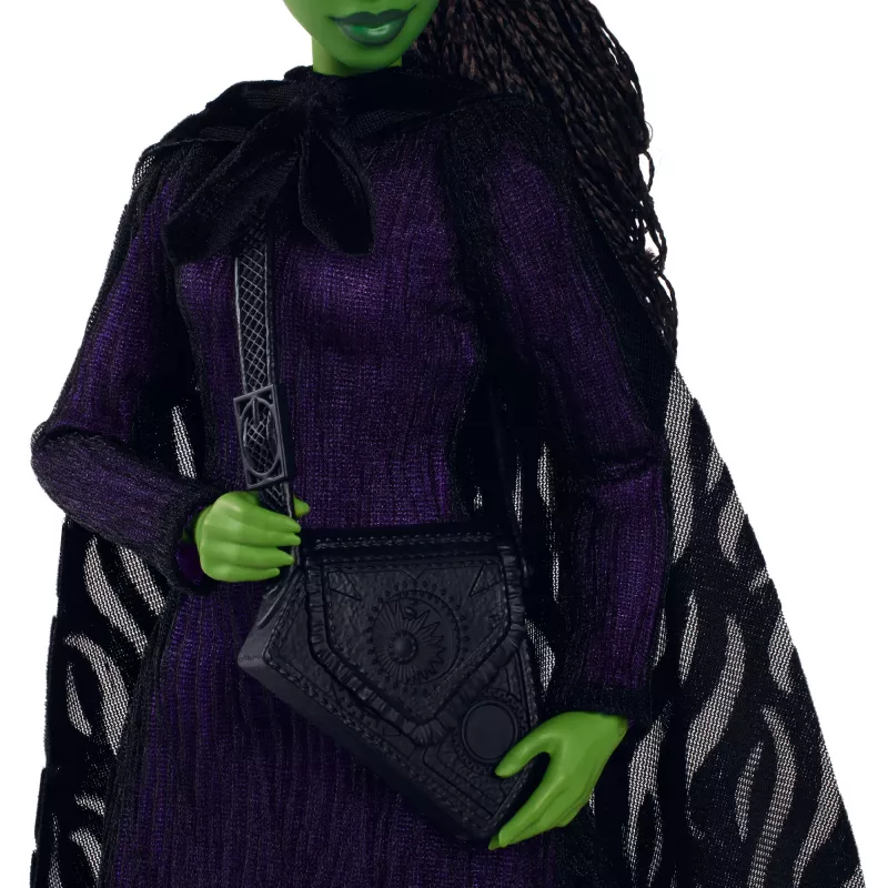 Boneca de coleção MATTEL Wicked Deluxe Elphaba HXY38 – figura de personagem, articulada, fato detalhado