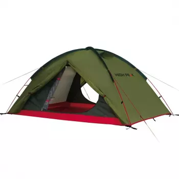 Tenda High Peak Woodpecker 3 — 3 pessoas, verde-vermelho, modelo N0802