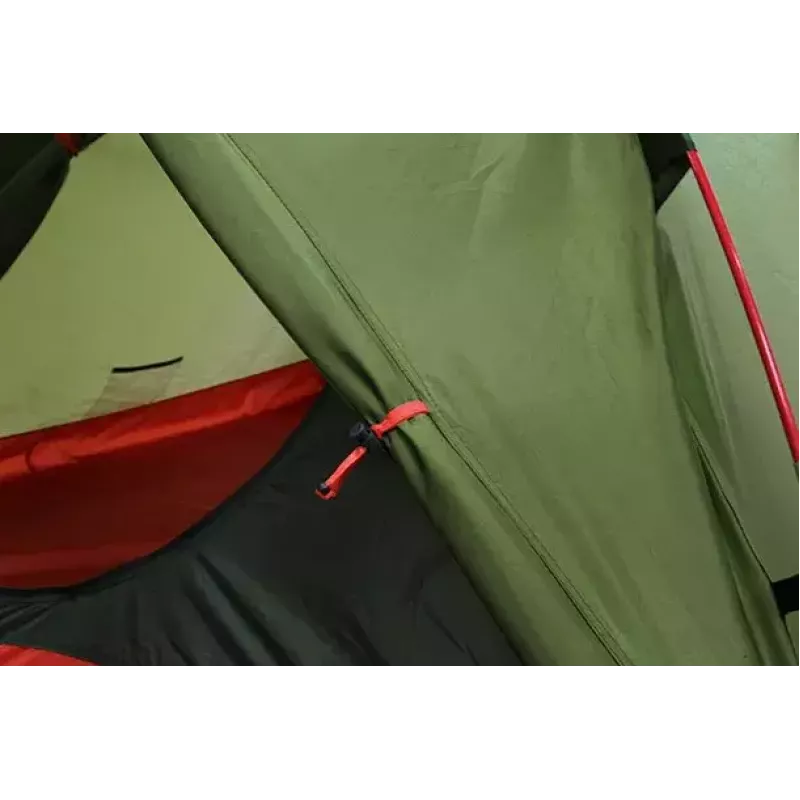 Tenda High Peak Woodpecker 3 — 3 pessoas, verde-vermelho, modelo N0802