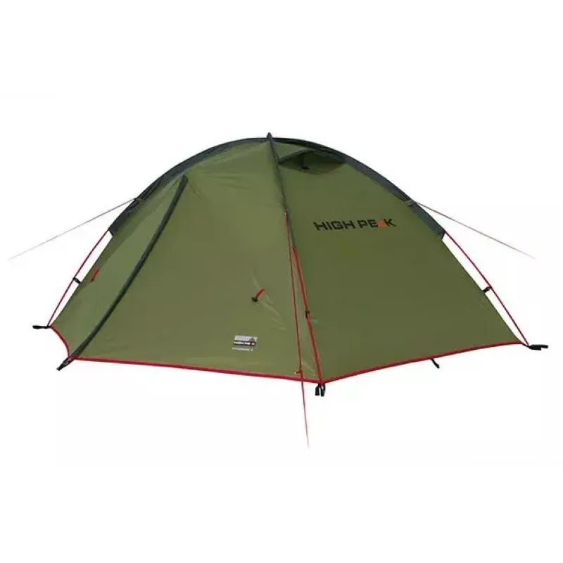 Tenda High Peak Woodpecker 3 — 3 pessoas, verde-vermelho, modelo N0802