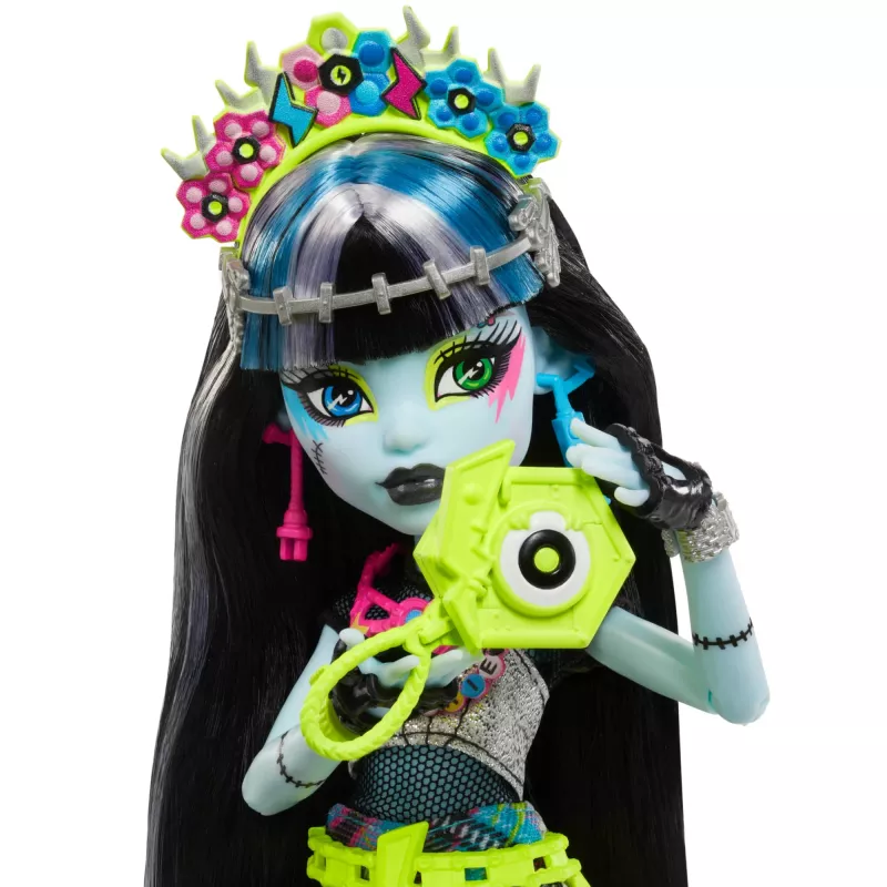 Boneca MATTEL Frankie Stein Monsterfest HXH79 — boneca de moda de coleção Monster High
