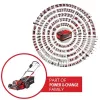 Corta-relvas manual Einhell GP-CM 36/47 S Li BL Bateria 47 cm 700 m²