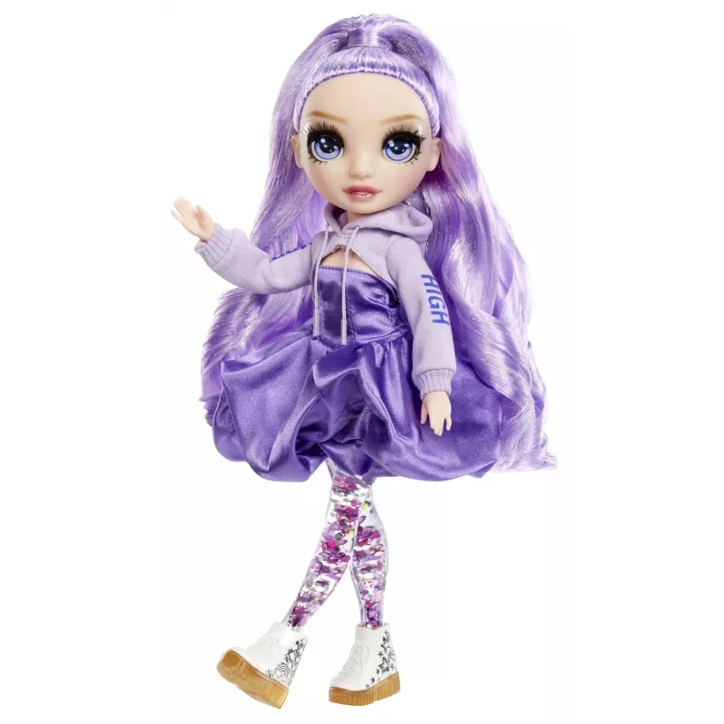 Rainbow High Sparkle & Shine boneca fashion Viola (roxa), a partir dos 4 anos