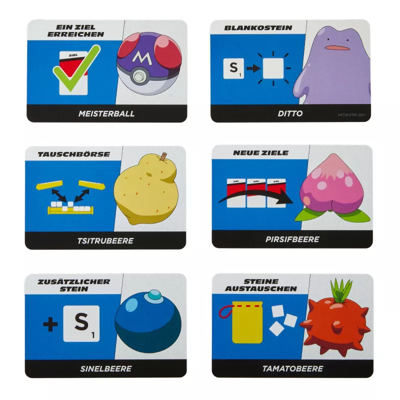 Jogo Scrabble Pokémon Jogo de tabuleiro, jogo de família clássico com duas variantes para 2-4 jogadores, edição alemã
