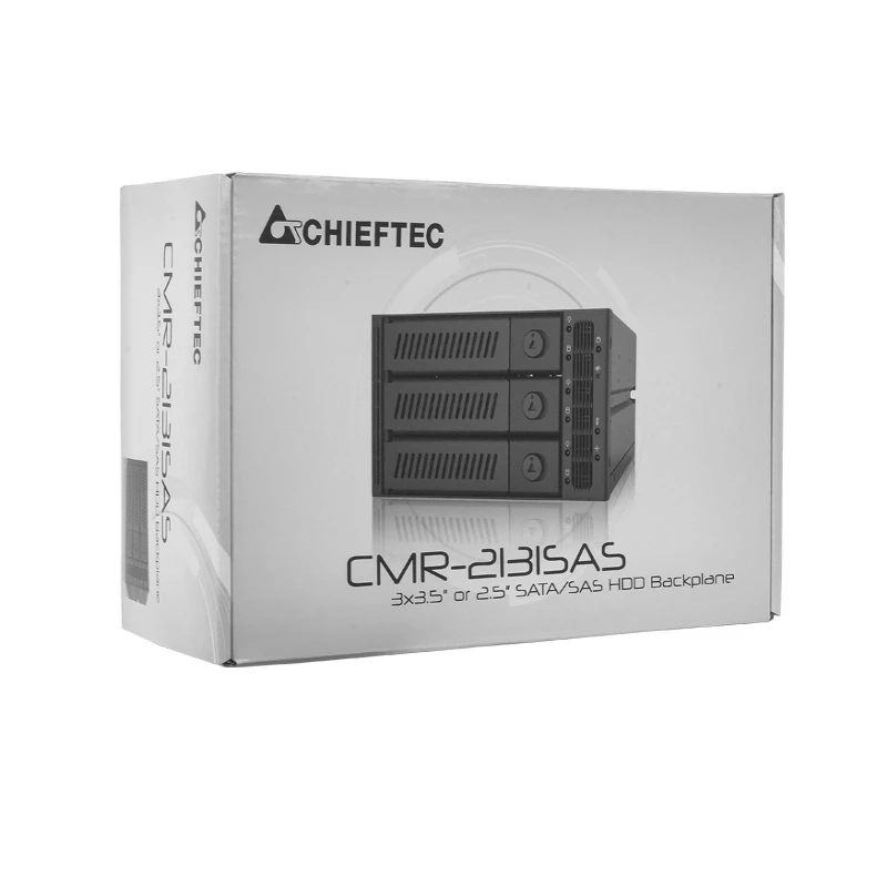 Tampa de baía para unidade Chieftec CMR-2131SAS preta